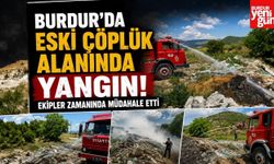 Burdur'da Eski Çöplük Alanında Yangın