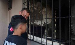 Antalya'da 13 yaşındaki çocuk çakmakla oynarken evi yaktı