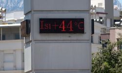 Antalya'da termometreler 44 dereceyi gördü