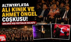 Altınyayla'da Ali Kınık ve Ahmet Öngel Coşkusu! Binlerce Kişi Festivalde Buluştu