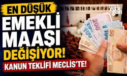 En düşük emekli maaşı değişiyor! Kanun teklifi Meclis'te