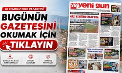 20 TEMMUZ 2026 PAZARTESİ BURDUR YENİ GÜN GAZETESİ SAYFALARI