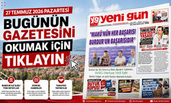 27 TEMMUZ 2026 PAZARTESİ BURDUR YENİ GÜN GAZETESİ SAYFALARI
