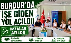 Burdur’da İşe Giden Yol Açıldı!