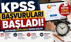 KPSS'de Başvuru Heyecanı! Bugün İlk Gün