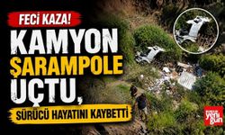 Kamyon Şarampole Uçtu, Sürücü Hayatını Kaybetti