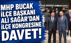 MHP Bucak İlçe Başkanı Ali Sağar’dan İlçe Kongresine davet
