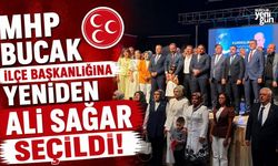 MHP Bucak İlçe Başkanlığına yeniden Ali Sağar seçildi