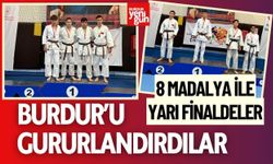 Burdurlu Judocular 8 Madalya ile Yarı Finale Yükseldi