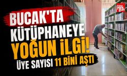 Bucak'ta Kütüphaneye Yoğun İlgi! Üye Sayısı 11 Bini Aştı