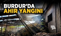 Burdur'da Ahır Yangını!