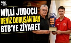 Milli Judocu Deniz Durusan’dan BTB’ye Ziyaret