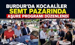 BURDUR'DA KOCAALİLER SEMT PAZARINDA AŞURE PROGRAMI DÜZENLENDİ