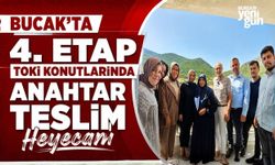 Bucak'ta 4. Etap TOKİ Konutlarında Anahtar Teslim Heyecanı