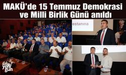 MAKÜ’de 15 Temmuz Demokrasi ve Milli Birlik Günü anıldı