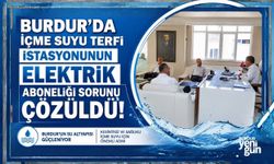 Burdur’da İçme Suyu Terfi istasyonunun elektrik aboneliği sorunu çözüldü