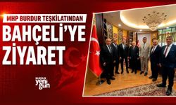 Burdur'daki MHP'li Belediye Başkanlarından Bahçeli’ye Ziyaret