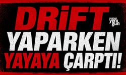 Drift Yaparken Yayaya Çarptı