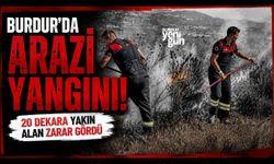 Burdur’da Arazi Yangını! 20 Dekara Yakın Alan Zarar Gördü