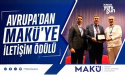 Avrupa’dan MAKÜ’ye iletişim ödülü