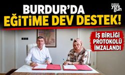 Burdur'da Eğitime Katkı Sağlayacak İş Birliği Protokolü