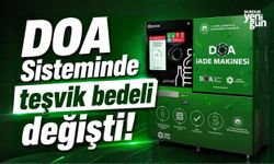 DOA Sisteminde teşvik bedeli değişti!