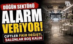 Düğün sektörü alarm veriyor! Çiftler fikir değiştirdi, salonlar boş kaldı