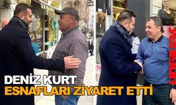 Kurt, Gazi Caddesi esnaflarını ziyaret etti