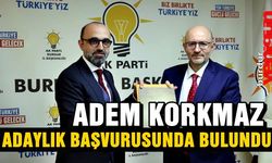 Adem Korkmaz, AK Parti'den başvuruyu yaptı