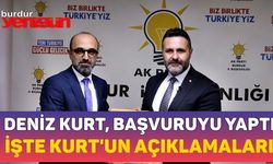 Deniz Kurt, Ak Parti'den Resmi Başvuruyu Gerçekleştirdi