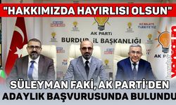 Süleyman Faki, Ak Parti'den Milletvekili Aday Adayı Oldu