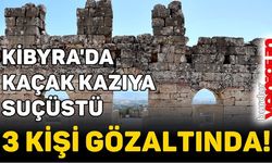 Kibyra'da Kaçak Kazıya Suçüstü: 3 Kişi Gözaltına Alındı