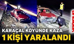 Karaçal köyünde trafik kazası