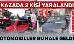 Trafik kazasında 2 kişi yaralandı