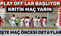 Bu Kez Play Off'da Karşılaşacaklar... Tefenni Belediyespor-Bucak Bld. Oğuuzhanspor