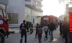 Apartmanın otoparkında çıkan yangında 7 kişi dumandan etkilendi