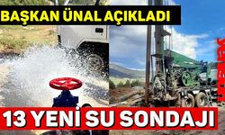 Bucak’a 13 yeni su sondajı