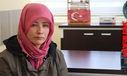 Burdur'da kaldığı yurtta işe başlatılan depremzede kadın afeti unutmaya çalışıyor