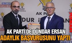 Dündar Ersan, Burdur'dan Milletvekili aday adaylığı için müracaatını yaptı