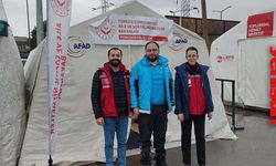 İl Sağlık Müdürü Şenbayram'dan deprem bölgesindeki personellerine ziyaret