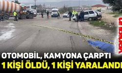 Otomobil ile kamyonun çarpışması sonucu 1 kişi öldü, 1 kişi yaralandı