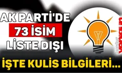 Ak Parti'de 73 isim listede yok! Eski Bakanlar göreve!