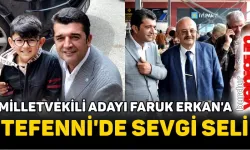 Tefenni’de Faruk Erkan’a sevgi seli