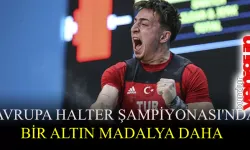 Avrupa Halter Şampiyonası'nda bir altın madalya daha