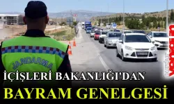 İçişleri Bakanlığı'ndan bayram genelgesi