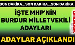 İşte MHP Burdur Milletvekili Adayları