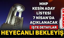 MHP'nin kesin aday listesi 7 Nisan'da açıklanacak
