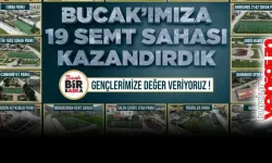 Gençlerin Emrullah Abisinden Bucak’a 19 Adet Yeni Semt Spor Sahası