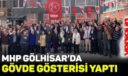 MHP'den Gölhisar'da gövde gösterisi