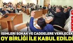 Seçilen ve hayatta olan Belediye Başkanlarının isimleri cadde ve sokaklara verilecek